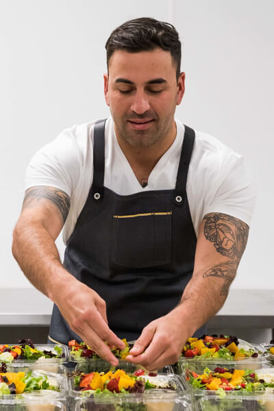Chef Juan Muñoz at work